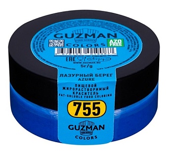 Краситель сухой жирорастворимый Лазурный берег 755 GUZMAN 5 г