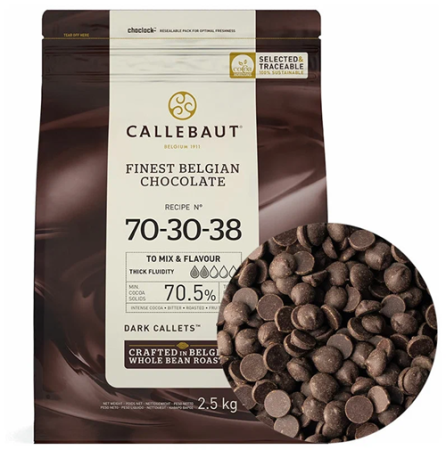 Шоколад горький 70,5% Callebaut 500 г