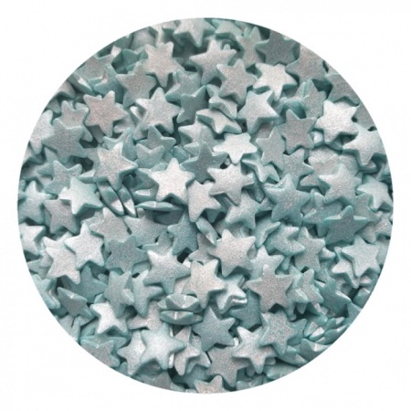 Звезды голубые перламутровые 100 г