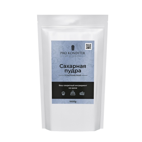 Сахарная пудра ультрамелкая ProKonditer 1 кг