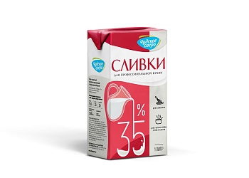 Сливки Чудское озеро 35% 1 л