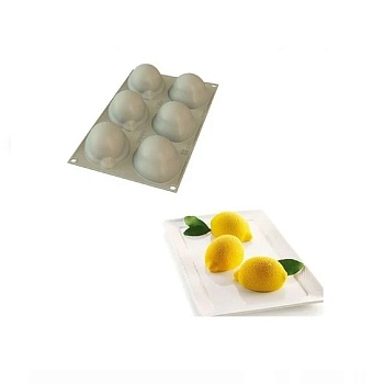 Форма Лимон 6 ячеек DELIZIA AL LIMONE Silikomart Италия