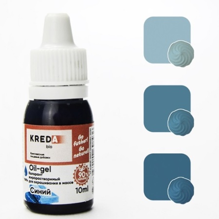 Краситель жирорастворимый Kreda Oil-gel 06 синий 10 мл