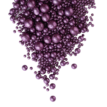 Драже рисовое в глазури Блеск фиолетовый микс 50 г