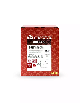 Шоколад горький Chocovic Antonio 71.6% 1,5 кг