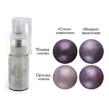 Блеск пищевой с распылителем Фиалковое спа 5 г