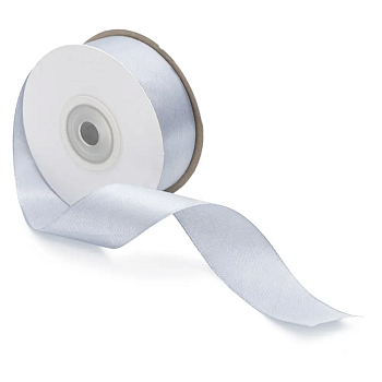 Лента атласная серая ширина 2,5 см