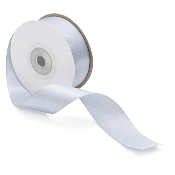 Лента атласная серая ширина 2,5 см