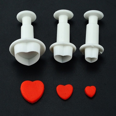 Набор плунжеров Сердечко мини 3 шт