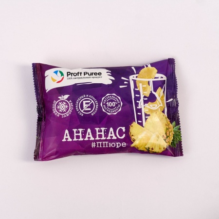 Пюре замороженное Ананас Proff Puree в саше 250 г