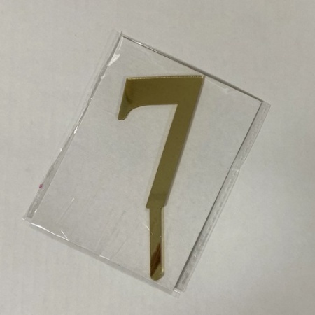 Топпер акриловый Цифра 7