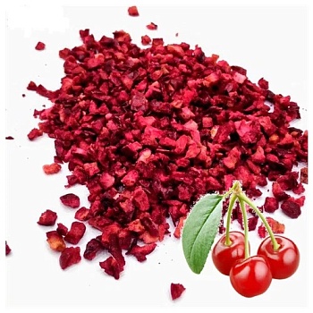 Вишня сублимированная кусочки 2-10 мм 50 г