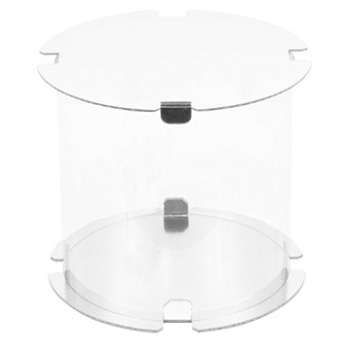 Упаковка Тубус Белый 16х16 см