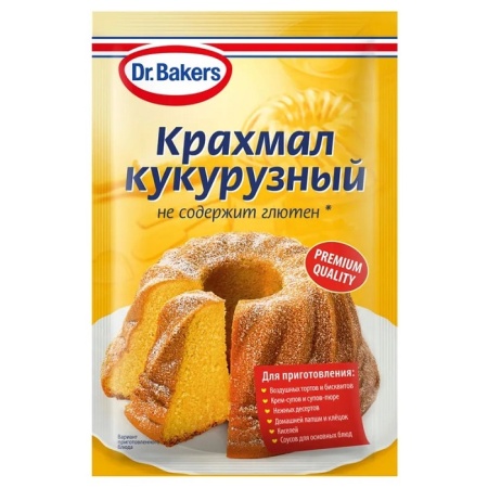 Крахмал кукурузный Dr.Bakers 100 г Крахмал кукурузный Dr.Bakers 100 г