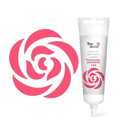 Жидкий краситель Топ продукт Неоново-розовый 100 г