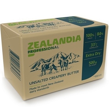 Масло сладко-сливочное Zealandia 84% 500 г