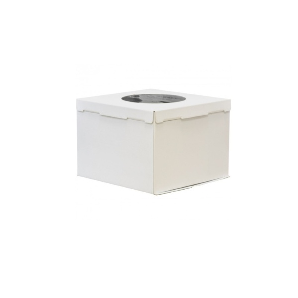Коробка для торта с окном Гофрокартон 50х50х25 см