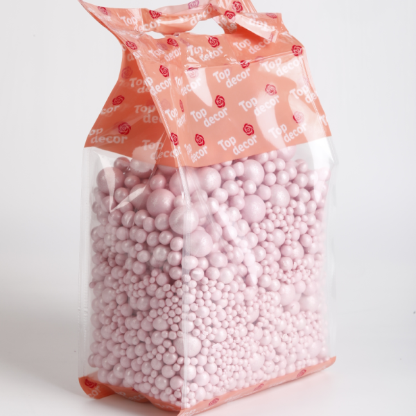Драже Жемчужный Микс розовый Топ декор 0,6 кг