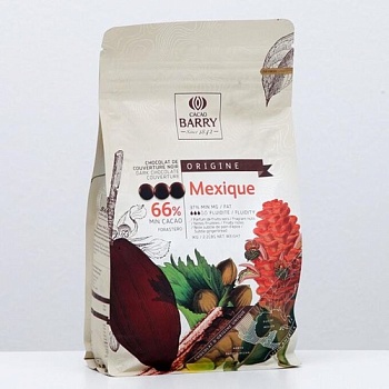 Шоколад темный CACAO BARRY MEXIQUE 66% 1 кг