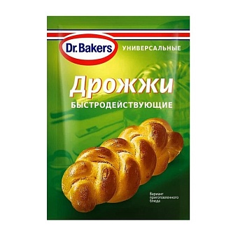 Дрожжи сухие быстродействующие Dr.Bakers 50 г