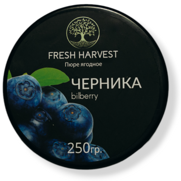 Пюре замороженное Черника Fresh Harvest 250 гр