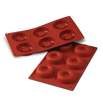 Форма Силиконфлекс Донатс SF012 Silikomart Италия