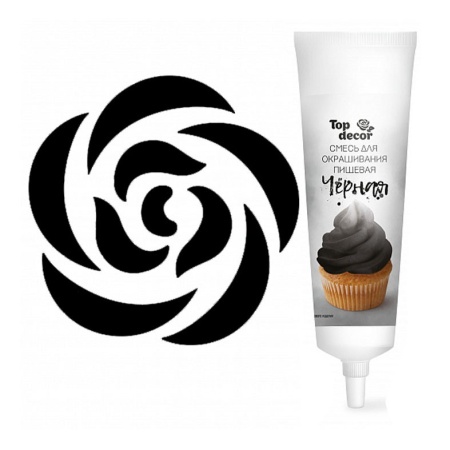 Жидкий краситель Топ продукт Черный 100 гр