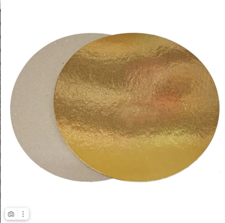 Подложка для торта золото 0,8 мм d 14 см