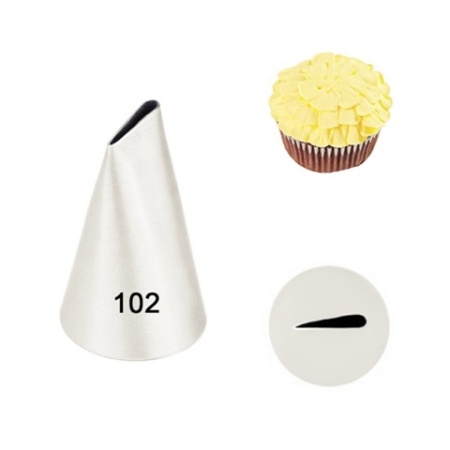 Насадка Лепесток розы прямой №102