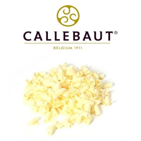 Шоколадная стружка белая Mona Lisa Callebaut 100 г