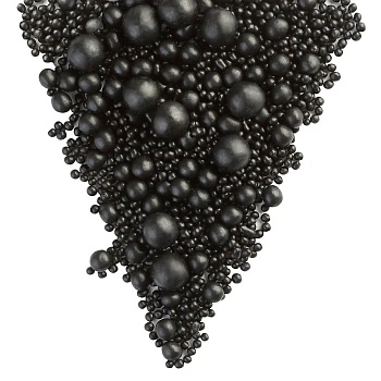 Драже рисовое в глазури Черный микс 1,5 кг