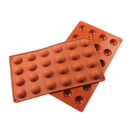 Форма Силиконфлекс Полусфера 24 ячейки SF006 Silikomart Италия