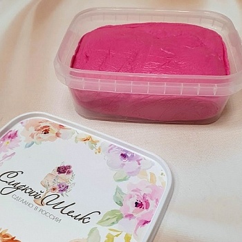 Мастика Сладкий шелк фуксия 500 гр