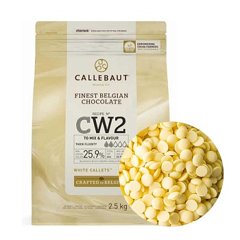 Шоколад белый 25,9% Callebaut 2,5 кг