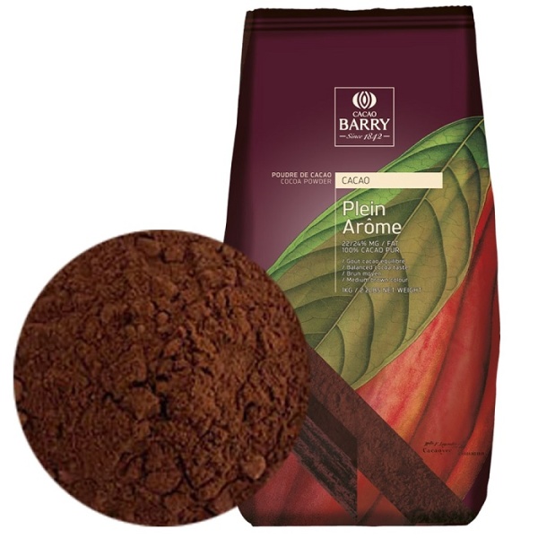 Какао-порошок 22-24% Plein Aroma Cacao Barry 1 кг