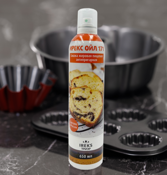 Жир-спрей для смазки противней Ирекс Ойл 650 мл