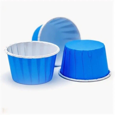 Форма Маффин c ламинацией 50х40 голубой 50шт