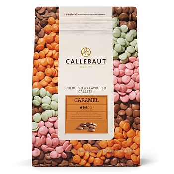 Шоколад молочный со вкусом карамели Callebaut 2,5 кг