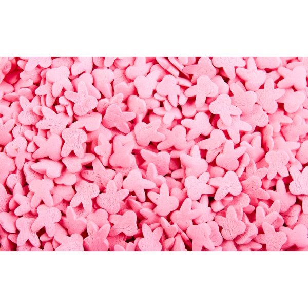 Посыпка Зайчики большие розовые 100 г