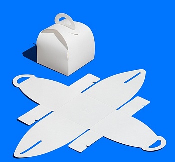 Упаковка ForGenika LADY белая 20х14х8 см