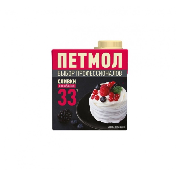 Сливки Петмол 33% 0,5 л Сливки Петмол 33% 0,5 л