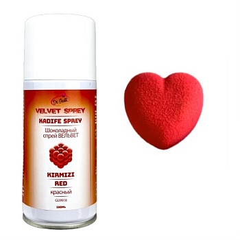 Шоколадный аэрозоль велюр Красный DR. GUSTO Турция 150 мл