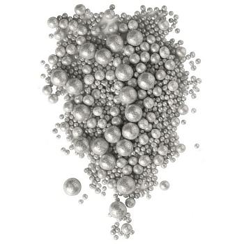 Драже Жемчужный Микс серебро Топ декор 50 г