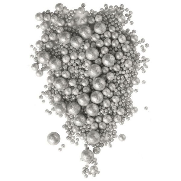 Драже Жемчужный Микс серебро Топ декор 50 г