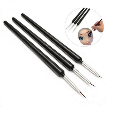 Кисть кондитерская набор SIZE 0 3 шт