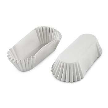 Капсулы овальные белые 40х105х25 мм 1000 шт