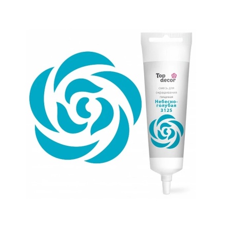 Жидкий краситель Топ продукт Небесно-голубой 100 г