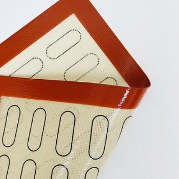 Коврик силиконовый армированный с разметкой Эклер 30х40 см