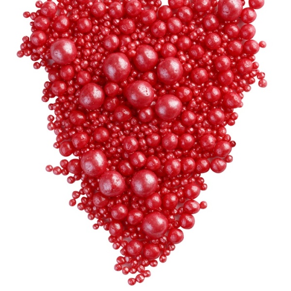 Драже рисовое в глазури Красный микс 50 г