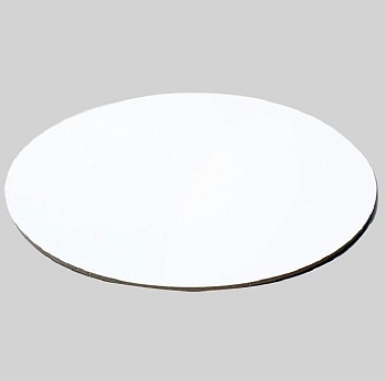 Подложка  для торта  белый жемчуг усиленная 2,5 мм d 24 см